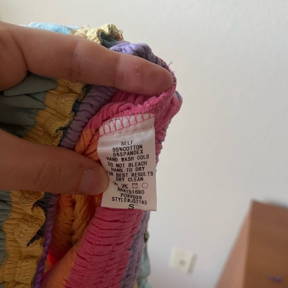 SOLD ON CROSSPOST NWT smocked rainbow top and skirt set - Picture 11 of 11